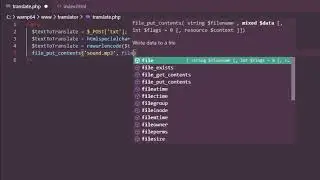 PHP Text to Speech - Google Cloud Translation API