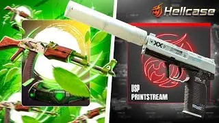 I WON USP-S PRINTSTREAM IN THE NEW CASE !!! - HELLCASE PROMO CODE 2025