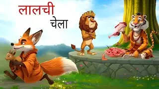  लालची चेला 😲 | Panchtanra ki kahani | Hindi kahani |#viral #cartoon #animation#horror#viral#video 
