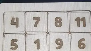 let's play number sliding puzzle #DIY #asmr #satisfying 430