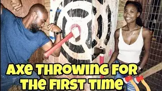 Axe Throwing for the first time with @daniellebrumley6076 🪓