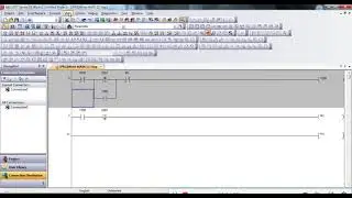 Single Button Start/Stop Logic Gx Works 2 Mitsubishi PLC Programming