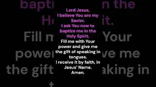 Prayer For Holy Baptism #JesusFirst #JesusGuides #GiveItToJesus #LetGodLead