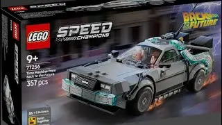 Recensione e speed build lego 77256 the delorian  from back to the future 