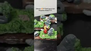 Foguinho intruso 🔥 #diorama #diy #biscuit #clay