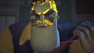 Hello Neighbor 3 Prototype 3 TRUE ENDING (Yellow Hair Neighbor)