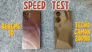 Realme 10 против Tecno Camon 20 pro | Тест скорости