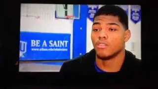 OLLU's De'Quentin Greer on WOAI-TV's Sports --Feb. 8, 2015