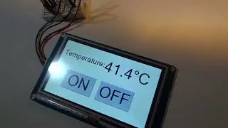 Raspberry Pi using Nextion to display a DS18B20 temperature