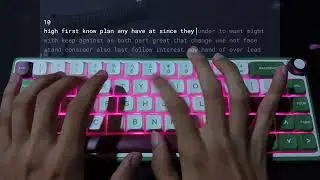 Royal Kludge R65 ( Chartreuse Switch) Sound and Typing Test