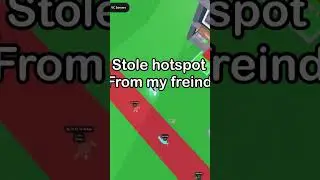 Stole hot spot from my friend