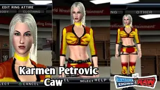 Karmen Petrovic Caw Tutorial - WWE SVR 2010 [PS2]