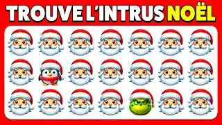 🎅 QUIZ NO&Euml;L 🎄 Trouve les DIFF&Eacute;RENCES 👀 Trouve l'INTRUS 🌟 Devine le MOT en &Eacute;MOJIS ❄️