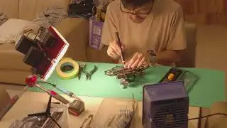 FPV repair day ruined fried motor forced Windows update solder joint midair VTX overheating like sum