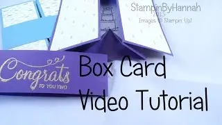 Box Card Using Stampin' Up! UK Product