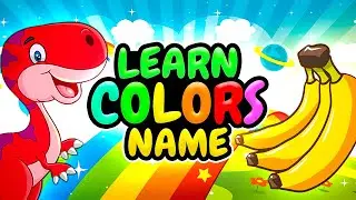 Learn Color Name For Kids in English | Animated Colour Names Cartoon