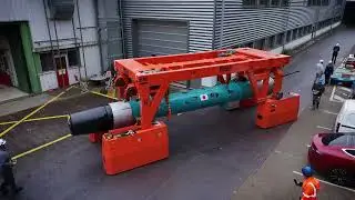 Installation of the D1 magnet into the IT String at CERN