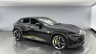 Ferrari Purosangue in Nero at our Hatfield showroom 