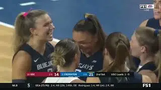 Creighton Volleyball Highlights vs. USC, 9/4/24