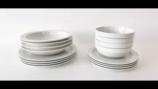 New Wide Rim Stackable Porcelain Dinnerware Wholesale