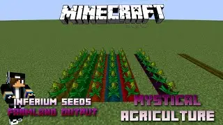 Inferium Seeds Farmland Output 🍎🪴🍋 Minecraft Mystical Agriculture Tutorial 🍎🪴🍋 Deutsch / German 🍎🪴🍋