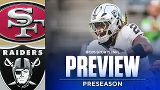 NFL Preseason Game Preview: 49ers vs Raiders | Ashton Jeanty looks to bounce back 👀