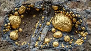 Raw Gold Nuggets Found in Rocky Mountain Veins!