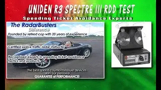 Spectre III Uniden R3 Radar Detector Test