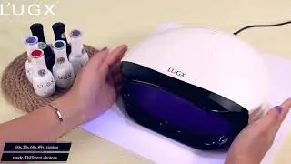 LUGX nail lamp operation instructions-LG-800 operation video