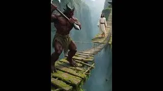 ✨ Jesus Defeats the Devil on the Broken Bridge  Powerful Faith & Victory Story🔥✝️ #aianimation#faith