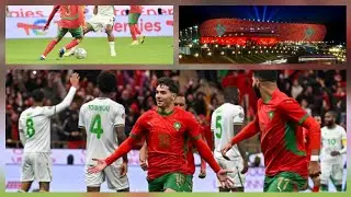 مبارة القدم المغرب ضد نجيريا تمت في احسن الاجواء  