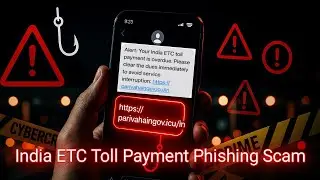 Cyber Fraud Alert : India ETC/RTO Toll Payment Phishing Scam