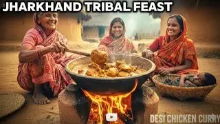 Jungle Ki Zindagi Aur Adivasi Murga 🔥 | Jharkhand Tribal Food Story🐓 Recipe 