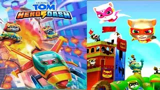 Tom | Talking Tom HERO Dash Collect 3 CoinBags in one Run | OFline Games MixGameplay | Android Games