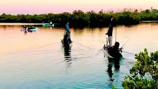 There&rsquo;s Nothing Like a Sunrise Launch on a SUP Customs Hybrid🔥 #floridafishing #fishing #supfishing 