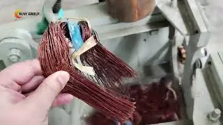 3-Functions Motor Stator Recycling Machine | Cutting, Extraction & Pulling