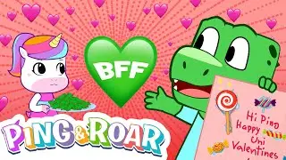 💞 Love is in the Air! 💞 | Cartoons for Kids | Unicorn and Dinosaurs | 17