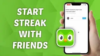 Как начать серию с другом на Duolingo