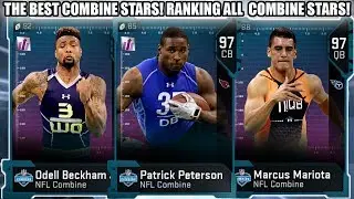 THE BEST COMBINE STARS TO GET! RANKING ALL COMBINE STARS! | MADDEN 19 ULTIMATE TEAM