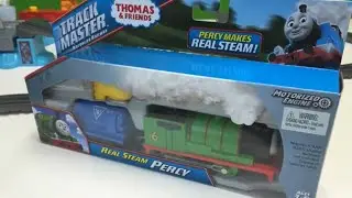 REAL STEAM PERCY! Track Master Trains Thomas & Friends Fisher Price Test & Review