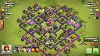 CLASH OF CLANS | ALL VALKYRIE ATTACK | LEVEL 1| LOOT | TH8