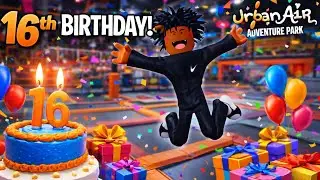 🎆 JUSTINS 16TH BIRTHDAY under 5 minutes! *URBAN AIR.. NEW YEAR* Roblox Bloxburg Roleplay 