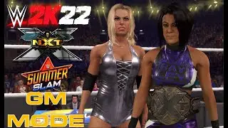 STRATUSFACTION AT SUMMERSLAM? WWE 2K22 MYGM MODE | EP.15 | BAYLEY VS TRISH #WWE #WWE2K22
