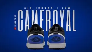 Air Jordan 1 Low GAME ROYAL TOE 2024