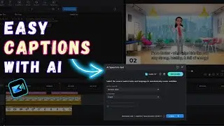 AI Speech To TEXT Is A BIG Edit Hack⚡️PowerDirector 365 Video Editor🎥