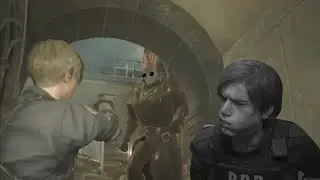 RESIDENT EVIL 2 REMAKE | Mr. X enters the Goddess Statue safe room😜