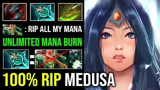 How to Hard Carry Mirana 100% Counter Medusa with Unlimited Mana Burn Max Speed Disperser Dota 2