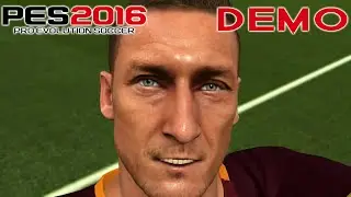 TOTTI PHONE SELFIE?! - PES 2016 DEMO - Part 02
