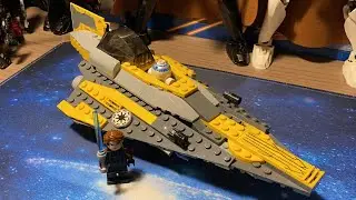 Lego Star Wars Anakin's Jedi Starfighter 7669 (Обзор На Русском)