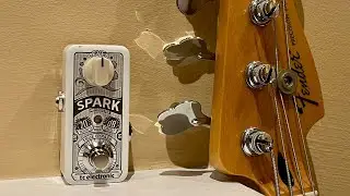 TC Electronics Spark Mini Boost: BASS demo